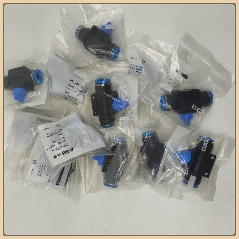 Cut-off valve HE-2-3-QS-4-6-8-10-12-1/8-1/4-3/8-1/2 HE-3-QS-12 HE-3-QS-8 HE-3-QS-6 HE-3-QS-4 HE-2-QS-8