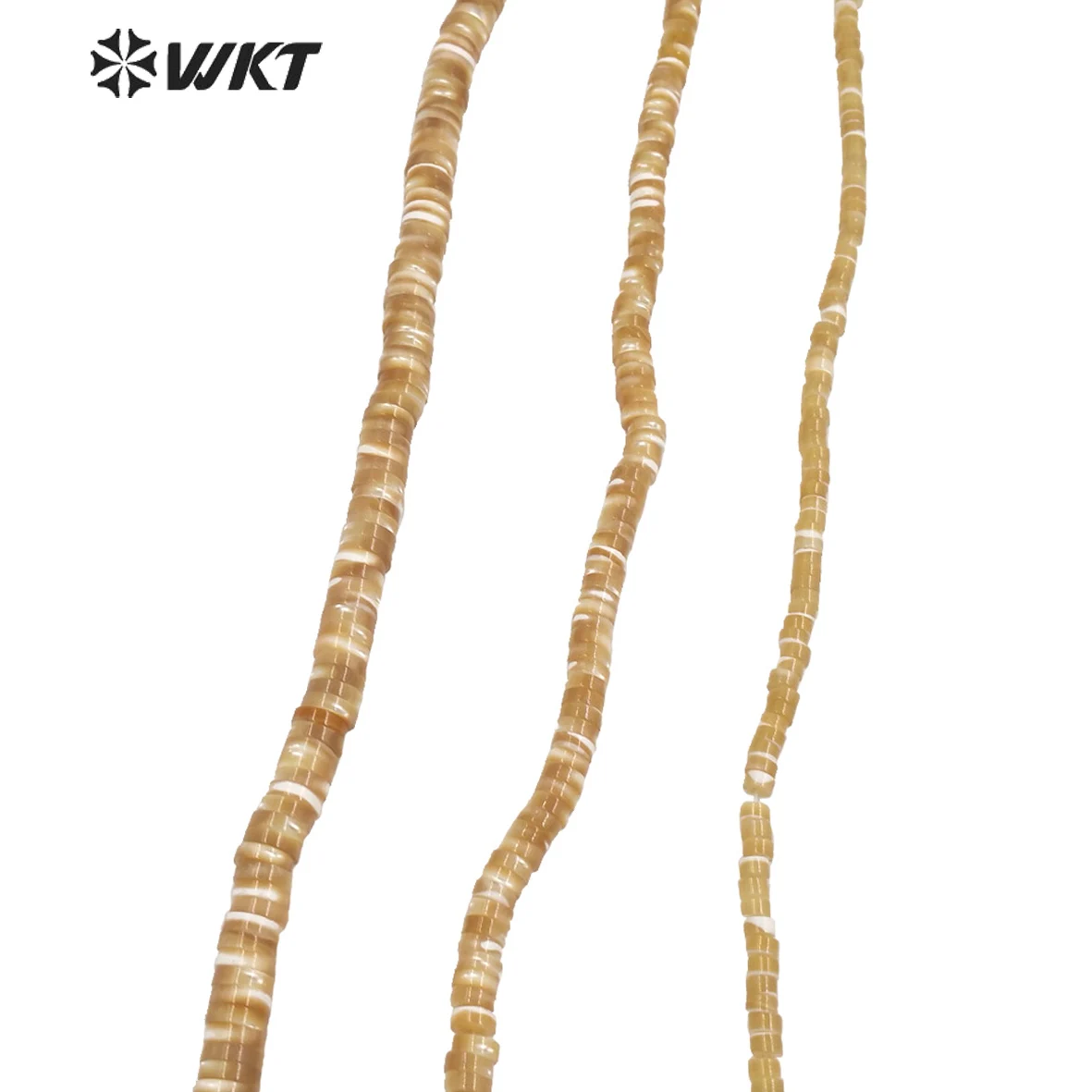 

WT-G324 Wholesale Natural Trumpet Cut Spacer Shell Beads Jewelry Findings For Lady DIY Necklace Bracelet Design Sell By Strand