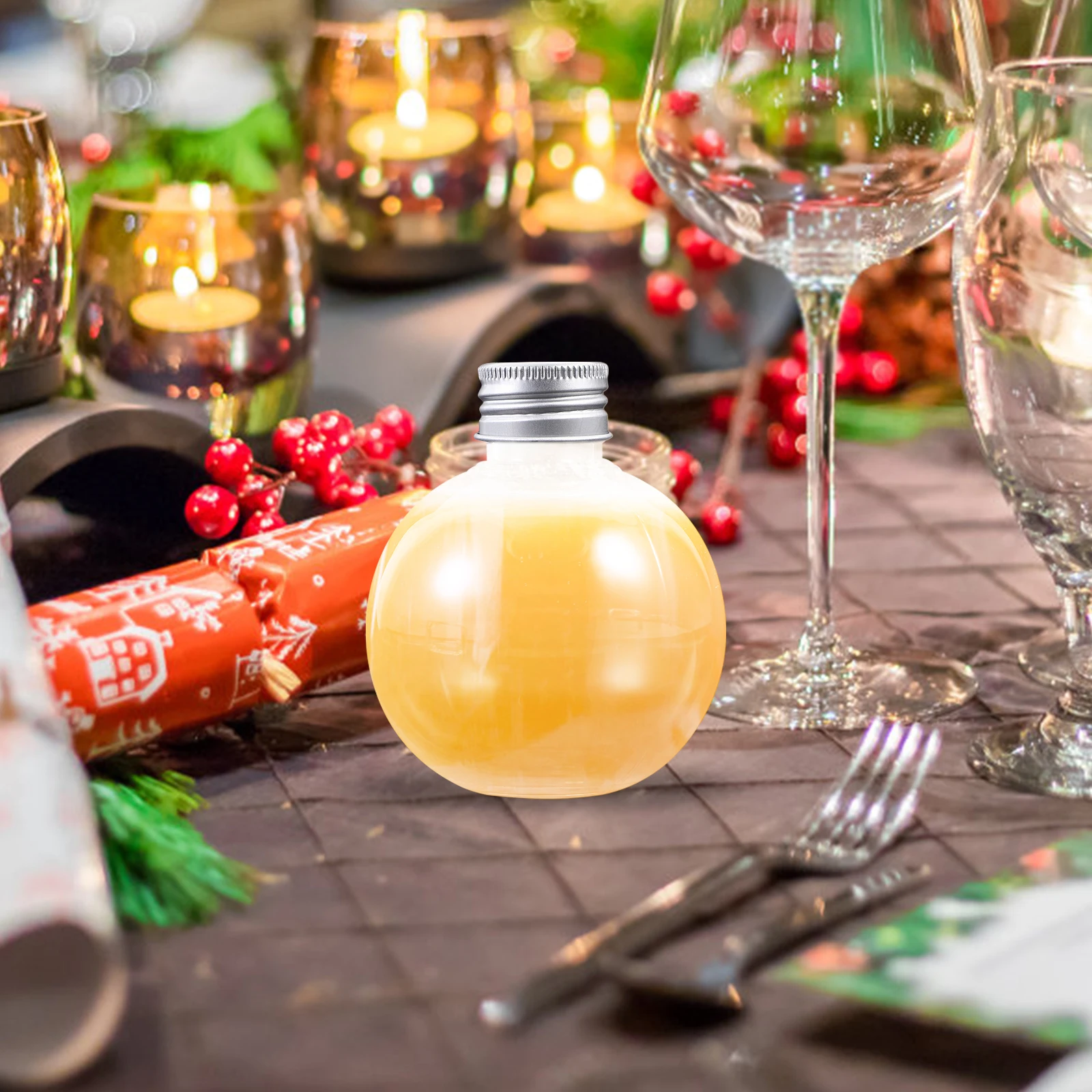 

10 Pcs Bottle Ball Light Bulb Lightbulb Beverage Bottles The Circle Blank Water