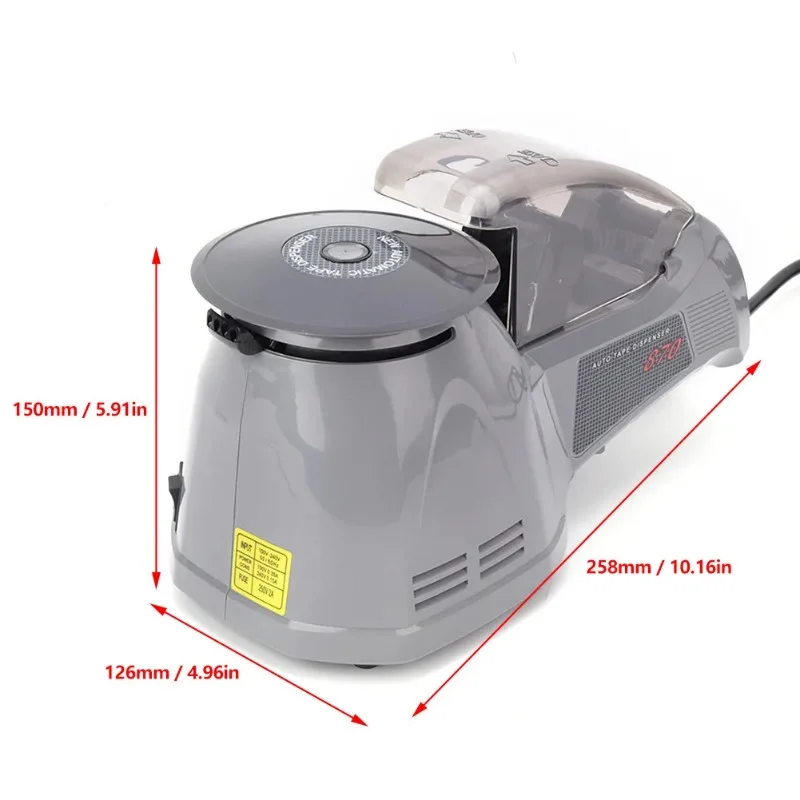 

Adhesive Tape Cutter Infrared Sensor Auto Adhesive Tape Dispenser Cutter Machine ZCUT-870/ZCUT-10 ZCUT-870 Tape Cutter Dispenser