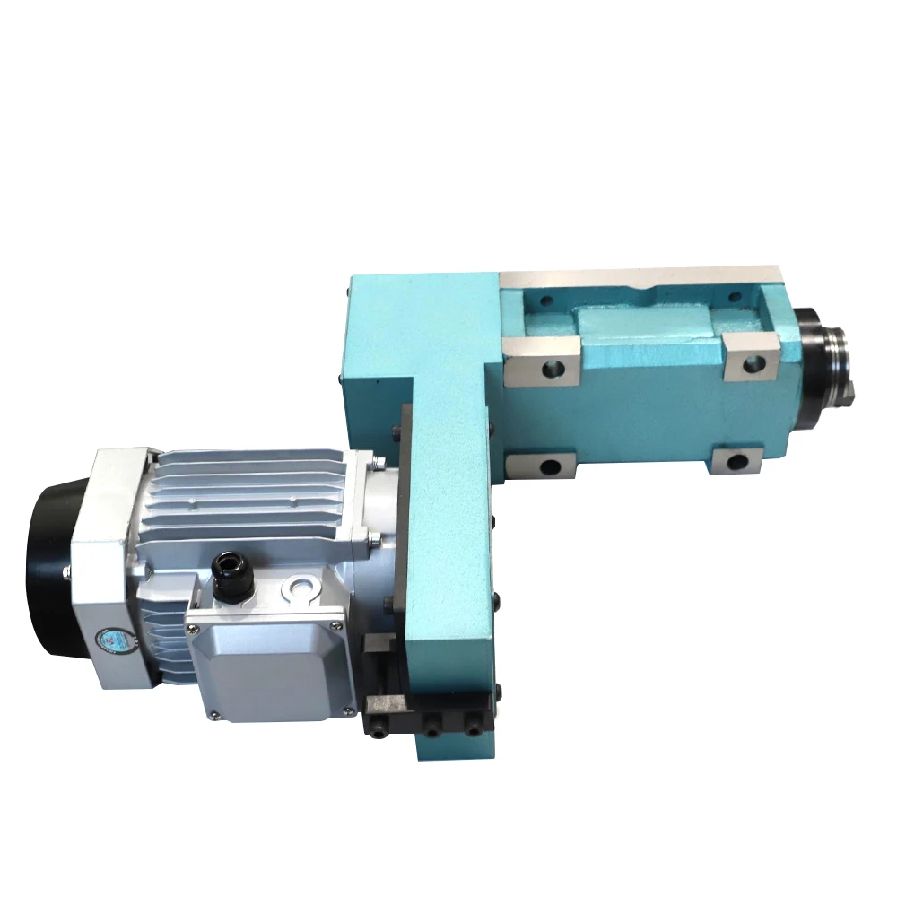 Spindle Unit MT3 / BT30 / ER25 Power Head  with 1100W Induction Motor V-belt Drive  for CNC Drilling Milling Engraving