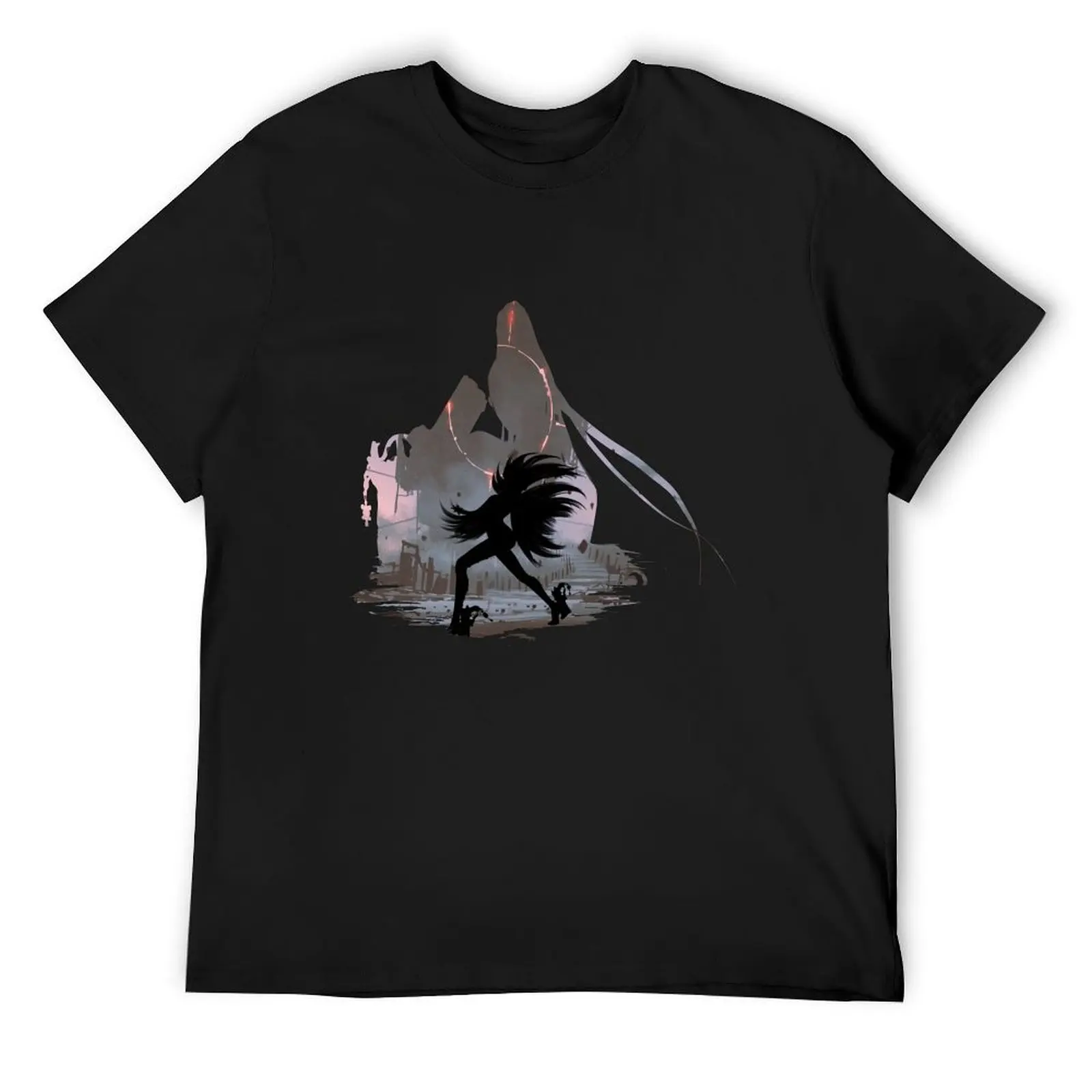 

Girl anime character game comback poster T-Shirt blue archive vintage shirts graphic tee t shirt men