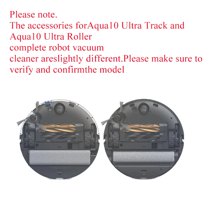 Accessories For（Dreame Aqua10 Roller / Aqua 10 Ultra Roller Complete/RLH31CE/RLH71DE）Vacuum Cleaner Main Brush HEPA Filter Bag