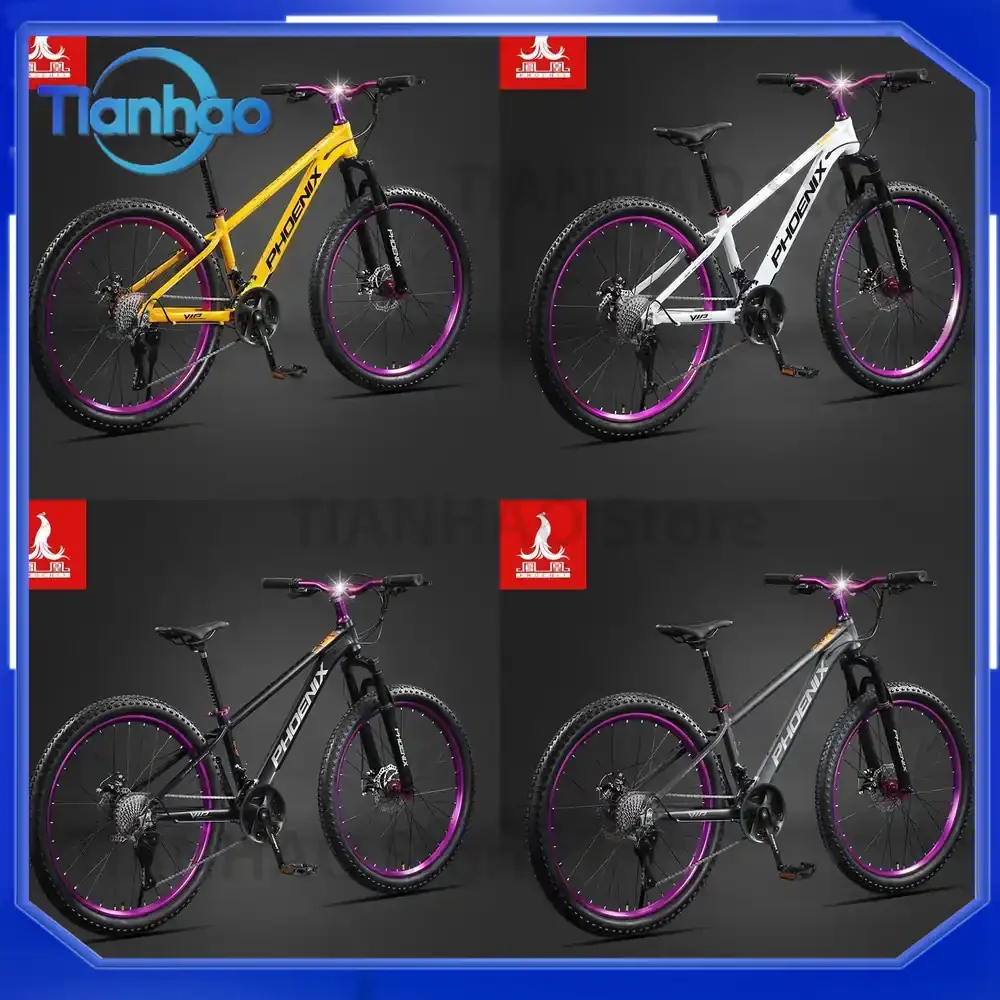 Aluminum Alloy Mountain Bike with Suspension for Phoenix Brand Men and Women Off-Road Gear-Shifting Dirt Jump Bike