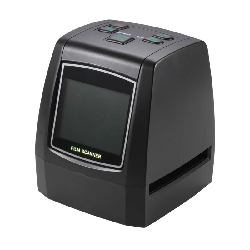 14MP/22MP Film Scanner Supports 135/126KPK/110 Color Film Features 2.4-inch LCD Screen Slide Viewer Film and Negative Digital Sc