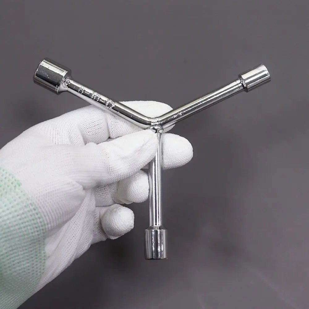 For For Jiente Y Type Socket Wrench Multifunctional Triple Head Spanner High Carbon Steel Manual Repair Hardware Tooling