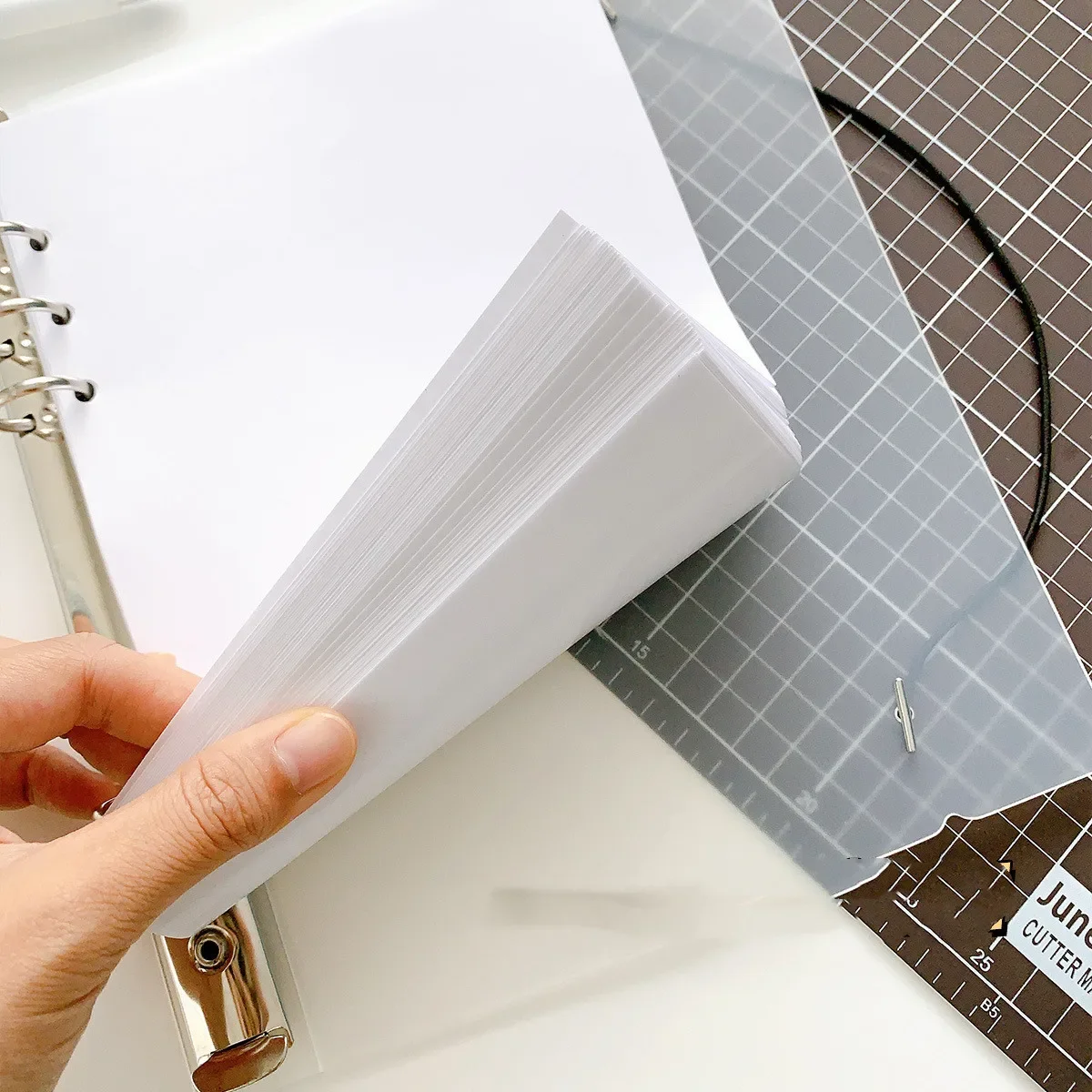 A4 A5 A6 Wit Release Papier Losbladige Opslag Boek 40 Vellen voor Washi Tape Afplakband Accessoires Scrapbooking DIY Tool