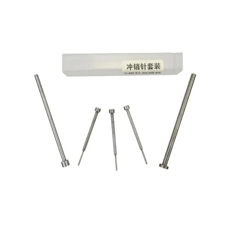 

CLS03078 5PCSset Pin Easier Tools For Flip Folding Key Fix Key Blade Into Flip Key Or Remove Pin Take Out Blade Fixing Tool Set