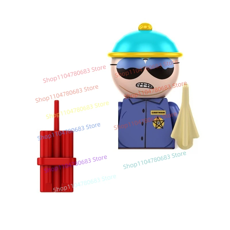 MOC Neue Baustein Puppe Mini Puppe Southern Cartoon Animation Spiel Spielzeug Geschenk Ornamente Sammlung