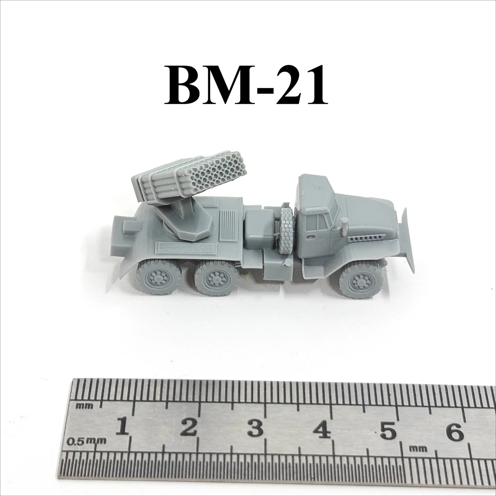 

Soviet BM-21 Rocket Artillery,3D Printed,1/144 Scale Mini Tank Model,Resin