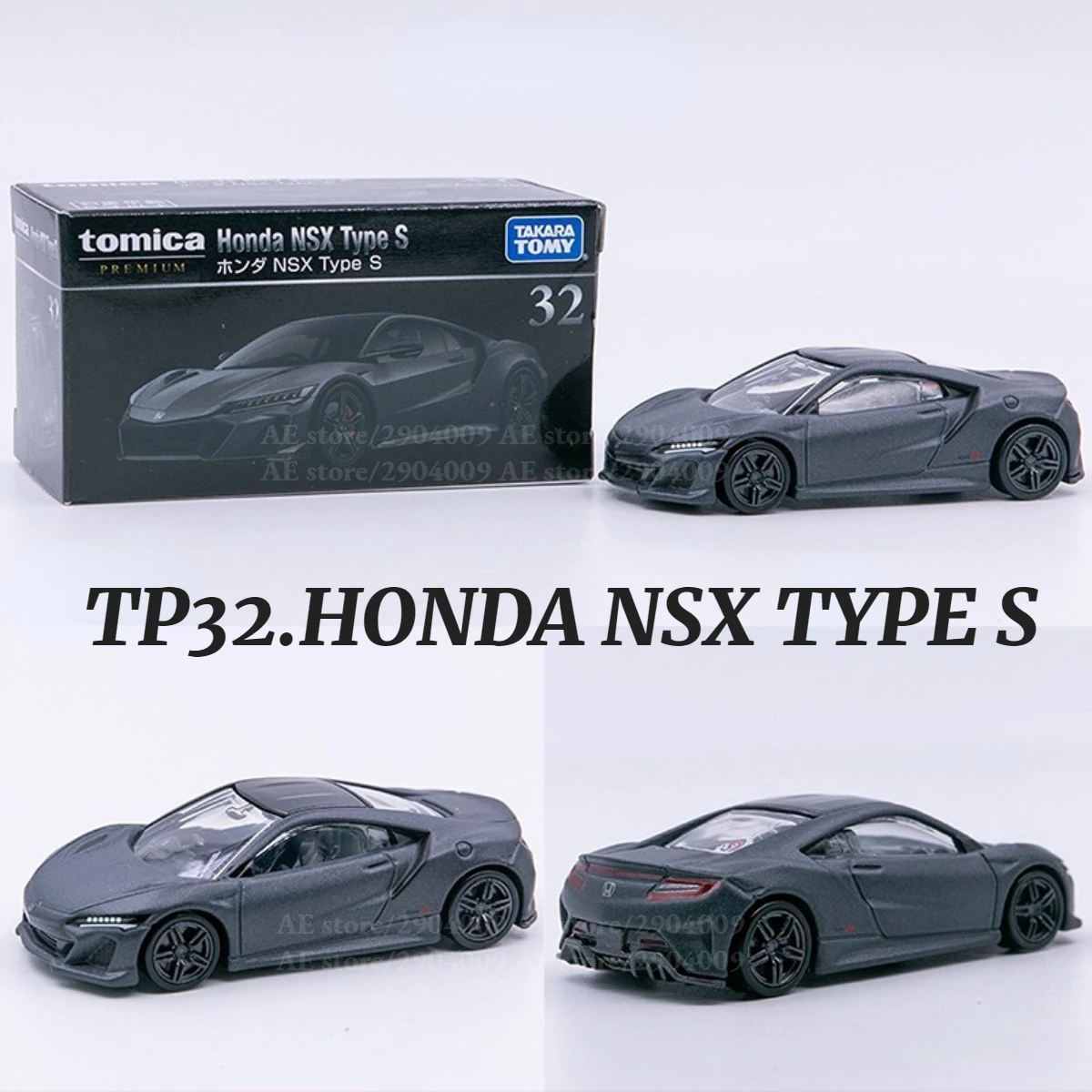 Takara Tomy Tomica NEW 2023 Premium TP , Scale Car Model TP32.HONDA NSX TYPE S Kids Room Decor Xmas Gift Toys for Baby Boys Girl