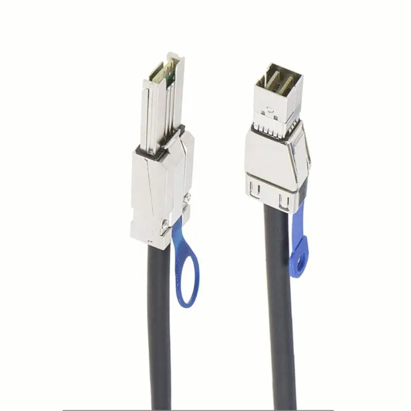 HOT!A72T Mini SAS HD SFF 8088 To SFF 8644 Internal Server Cable IC Chip 2M