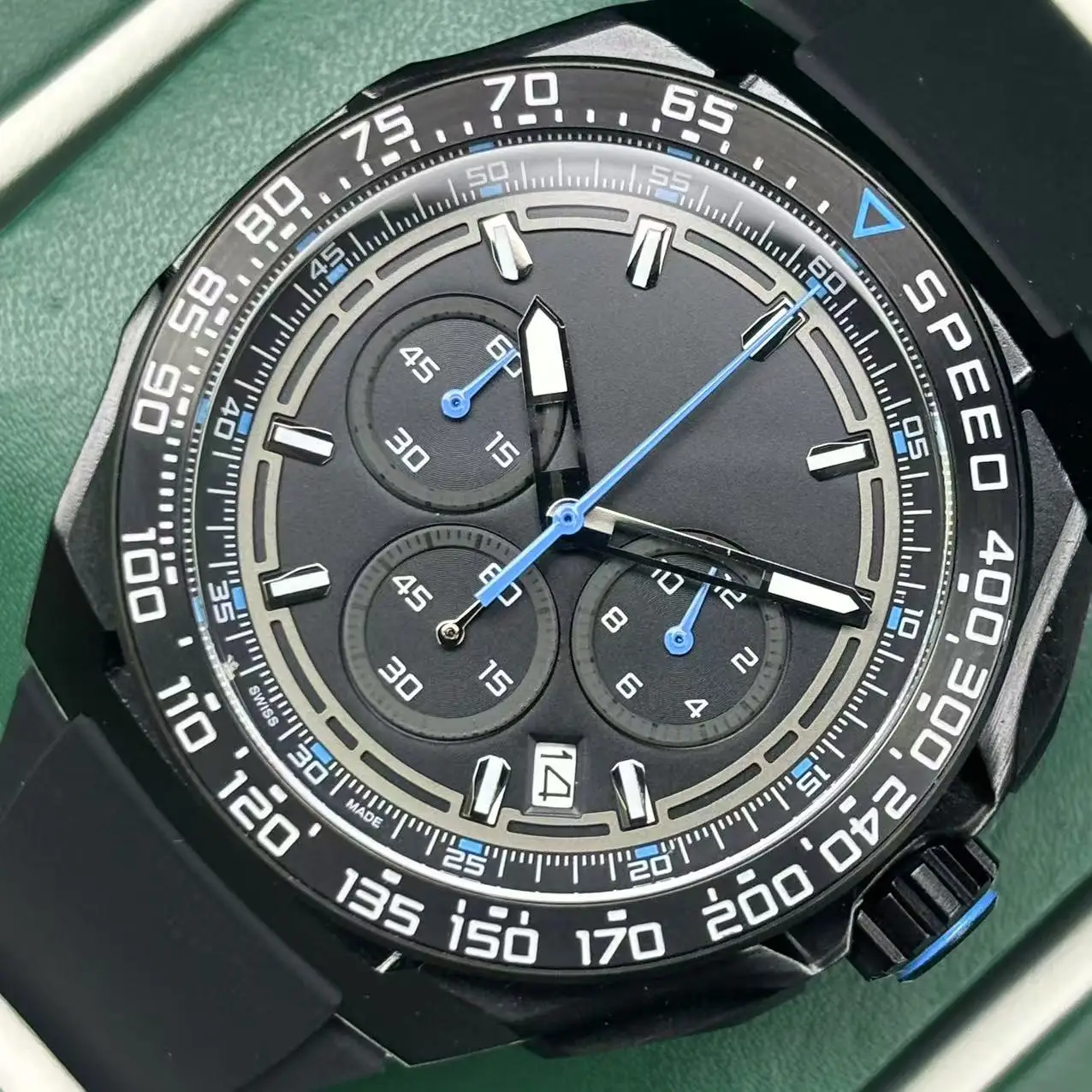 2025 NEW VK63 Watch 42mm Men's Watches Metal Case Chronograph Watch for VK63 Movement 18.5mm Strap Accessories VK63 Dial