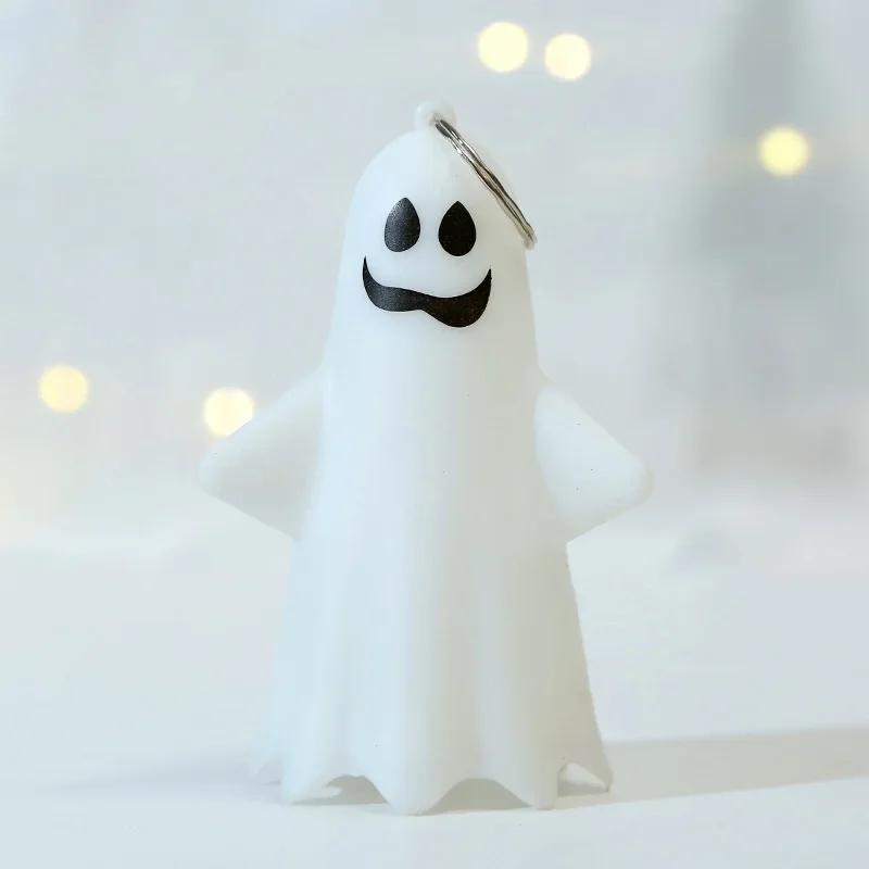 Halloween Ghost Lantern Mini Hanging LED Pumpkin Lamp for Party Haunted Home Cute Decor Pendant Spooky Indoor Outdoor Doorway view 6