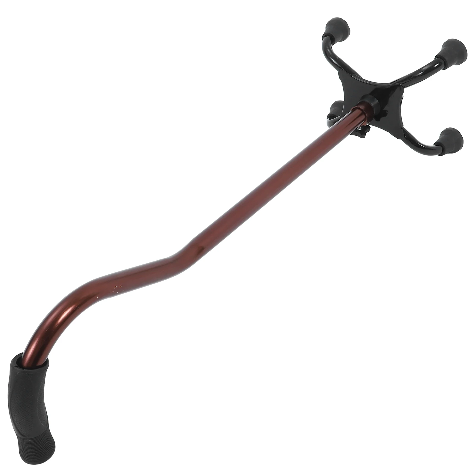 

Four-leg Walking Cane Aluminum Alloy Crutches for Seniors Men Sturdy Non-slip Rubber Tips Stronger Lightweight Durable Foldable