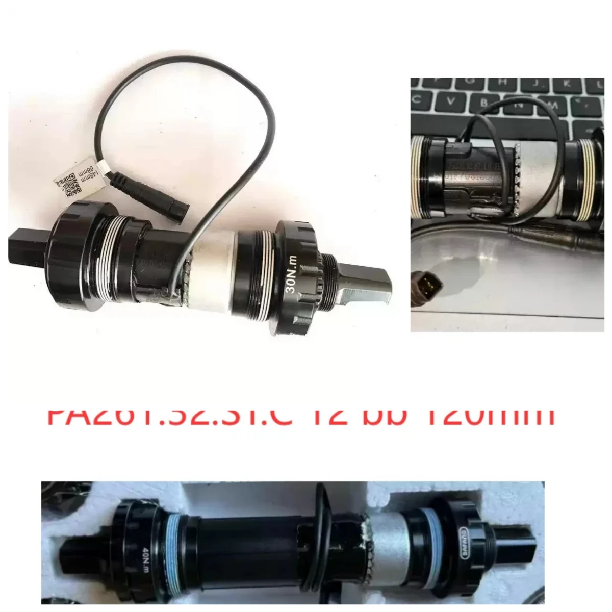 Octagonal central axis torque sensor PA231.32.ST bb 73 PA261.32.ST.C 12 bb 120 PA221.32.ST bb 100 BB 73mm
