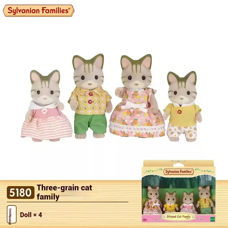 Authentic Sylvanian Families Anime Character Simulation Playhouse Toy Room Decoration Toy Christmas Gift