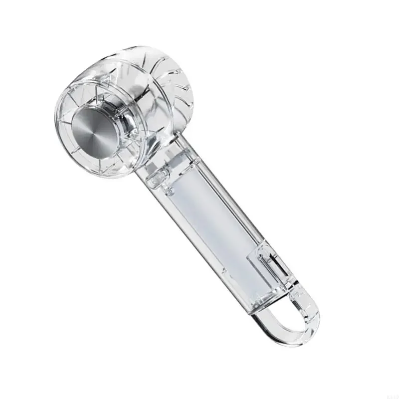 K1AD USB قابلة للشحن مروحة يدوية تصميم شفاف 1200 مللي أمبير بطارية عالية السرعات قابل للتعديل توربوس الرياح للسفر و