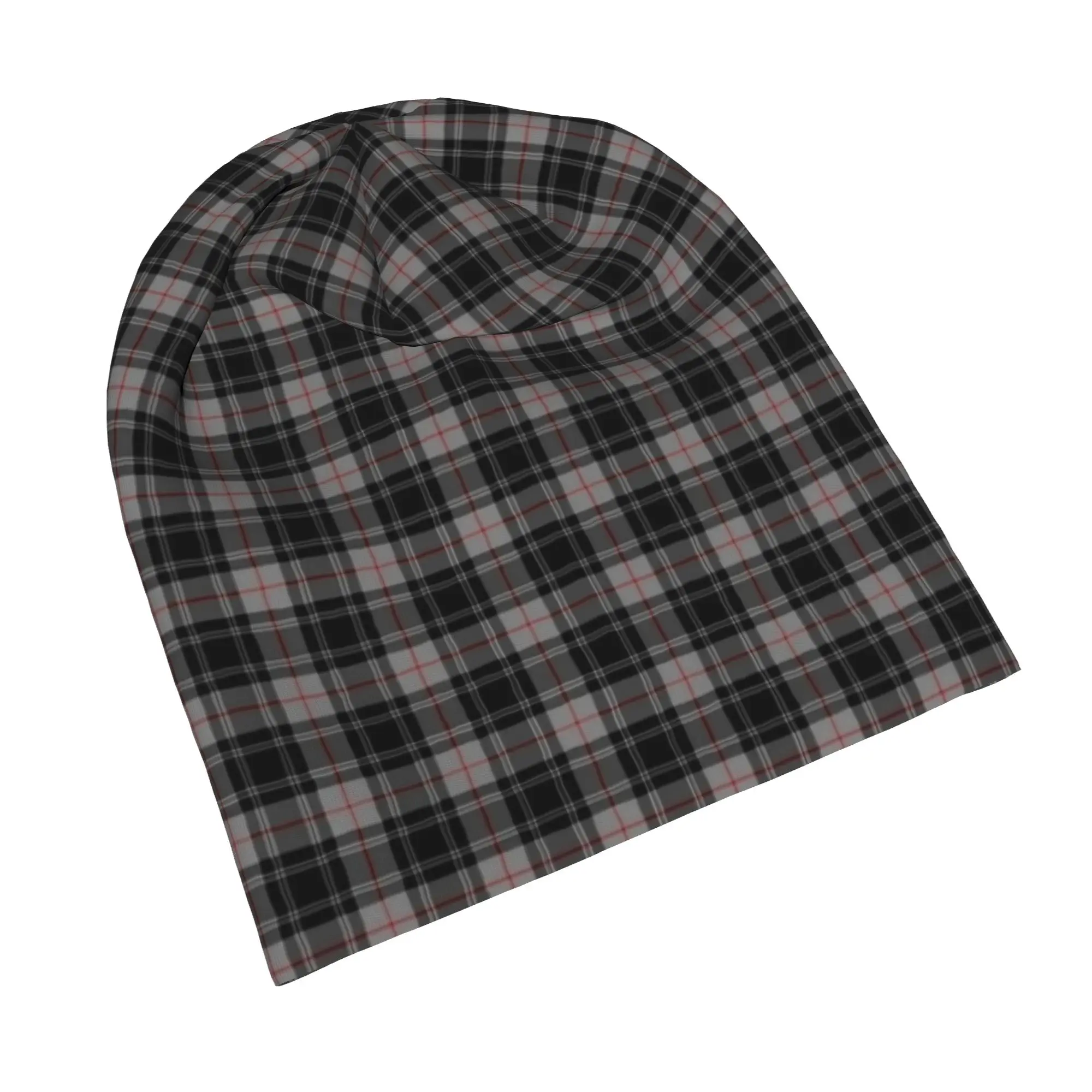 Clan Moffat Tartan Bonnet Hat Casual Outdoor Skullies Beanies Hat  for Men Women Warm Thermal Elastic Cap
