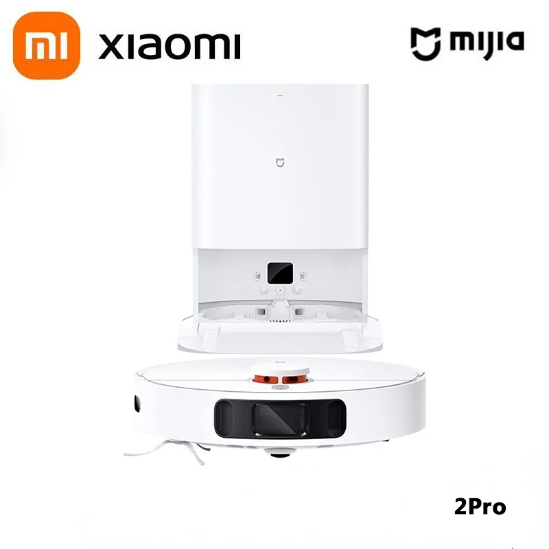 

XIAOMI MIJIA Self Cleaning Robot Vacuum Cleaner Mop 2 Pro 4000PA Smart Home Cleaning Robot LDS Navigation aspirador robo