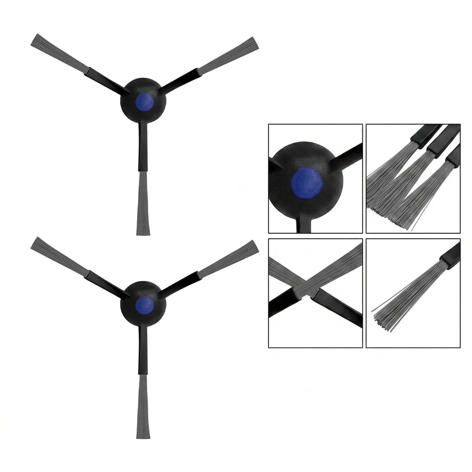 Reliable Replacement Side Brushes Compatible with For Ecovacs For Deebot N30 For OMNI Robot Vacuums Available in 4/10 Packs