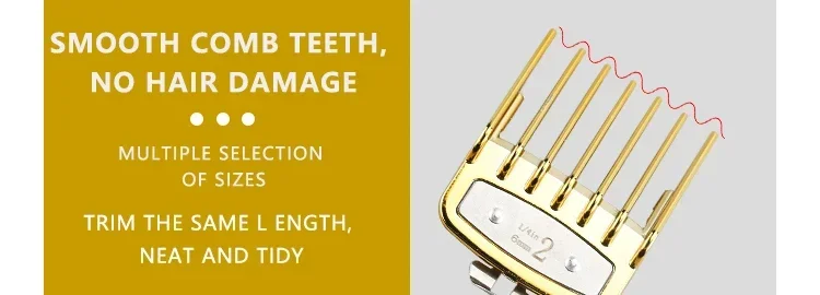 8/10 Stück Haarschneidemaschine Limit Guide Kamm für Wahl und Kemei Trimmer Universal Barber Guide Kamm Haarschnitt Werkzeug Clipper Limit Kämme – Detail 15