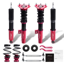 Coilovers Shock Lowering Kit for Volkswagen VW Golf Jetta MK5 MK6 FWD 06-17 Shocks Struts Coilover Suspension Spring Struts