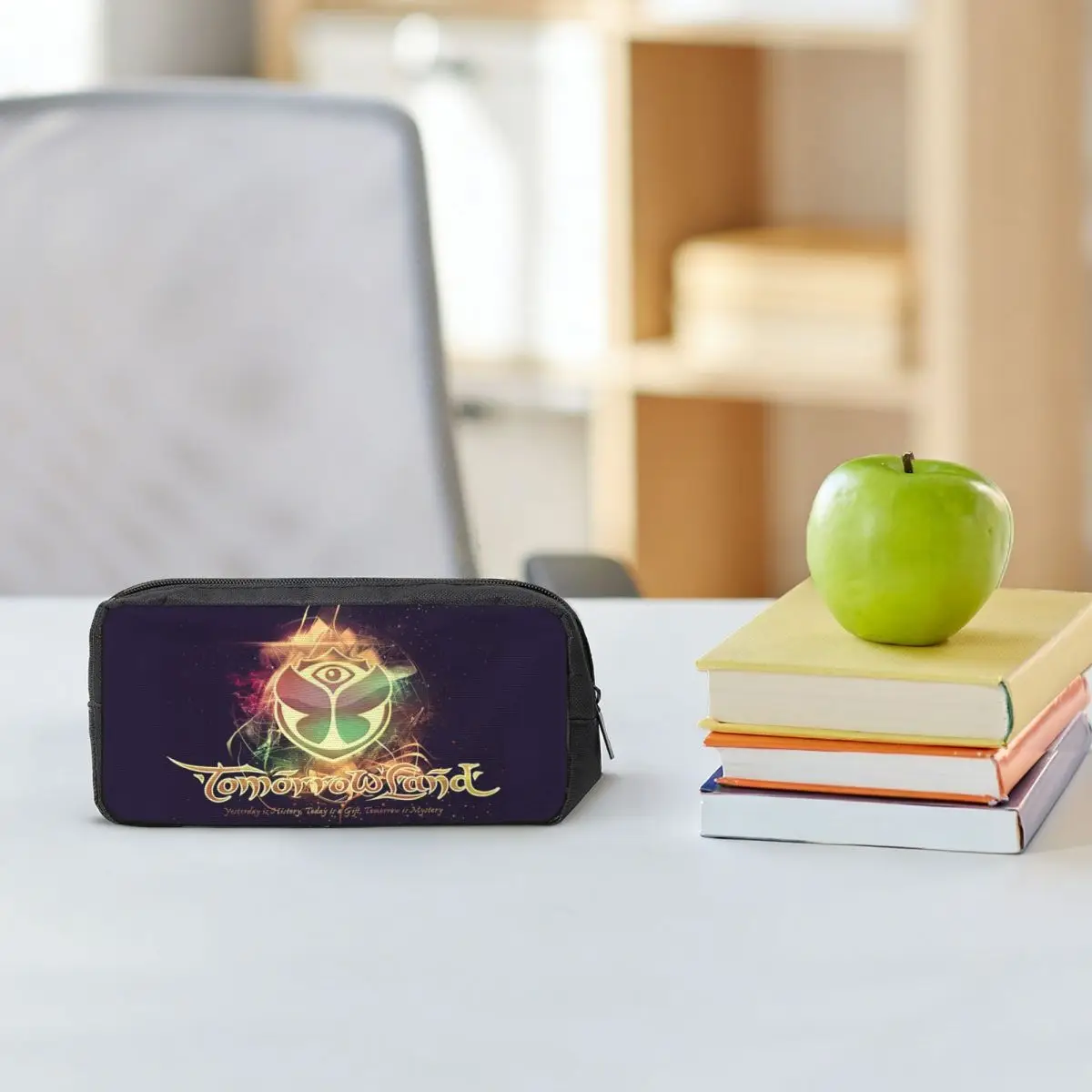 Tomorrowland Belgian Electronic Dance Music Festival Pencil Cases for Student School Pen Box Pencil Bag  Pencil Pouch Pen Holder