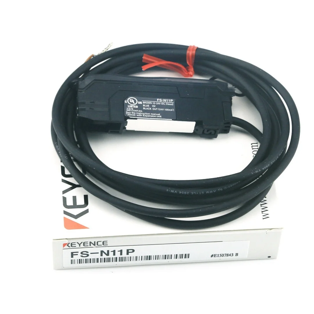 KEYENCE FS-N11P PNP cable type fiber optic sensor