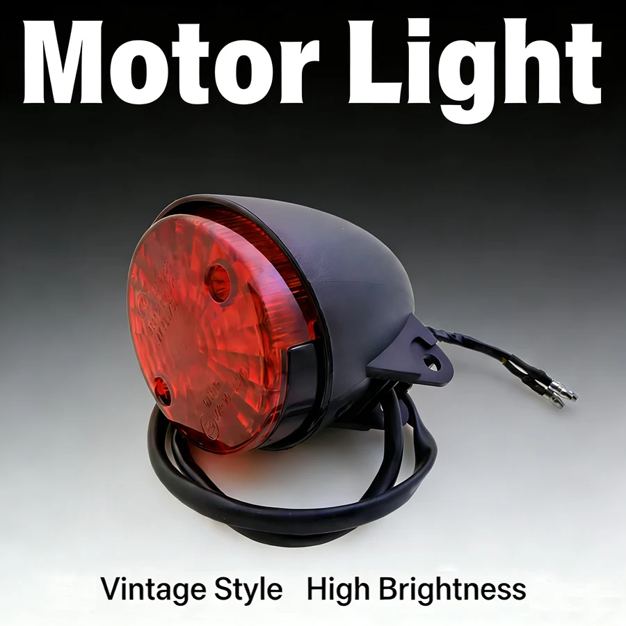 Bombilla de luz trasera ABS para motocicleta, indicador de Parada de moto, lámpara de freno trasera para Qianjiang Keeway k-light 125/202/QJ200-2H