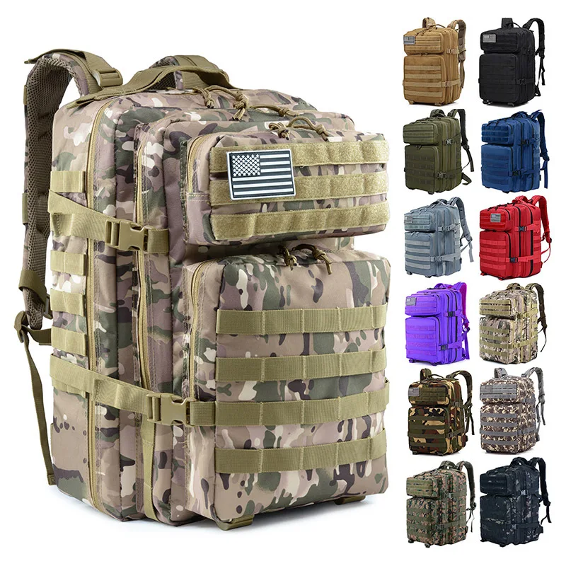 

Outdoor High-quality Ultra-light 3D Travel Hiking Bag Large-capacity Camouflage Camping Cycling Hiking T Actical Backpack