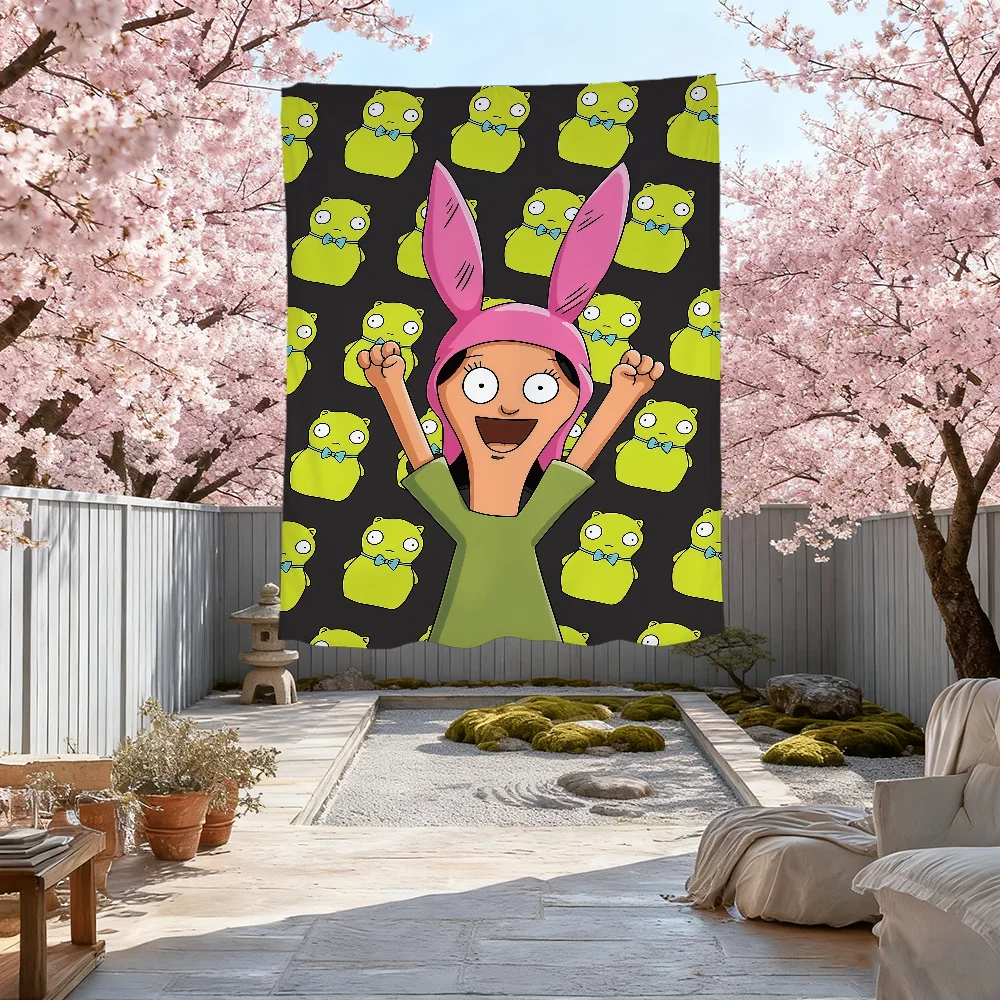 Animation Cartoon B-Bobs B-Burgers Flag For Living Room Hanging Home Dorm Decor Art Garage Bar Wall Club Live Decoration Banner