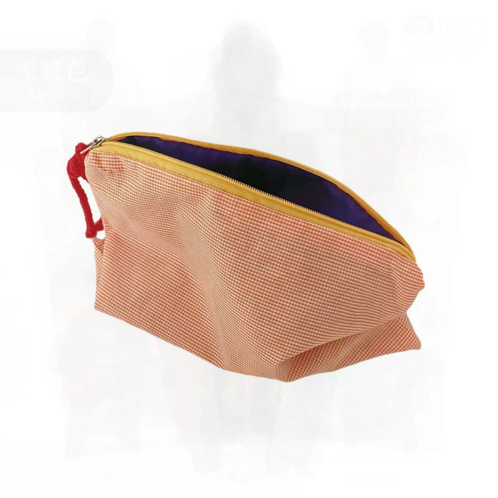 Women's Large Capacity Cosmetic Bag Contrast Color Prellis Design Ins Style Portable Storage for Skincare And Washing Canvas