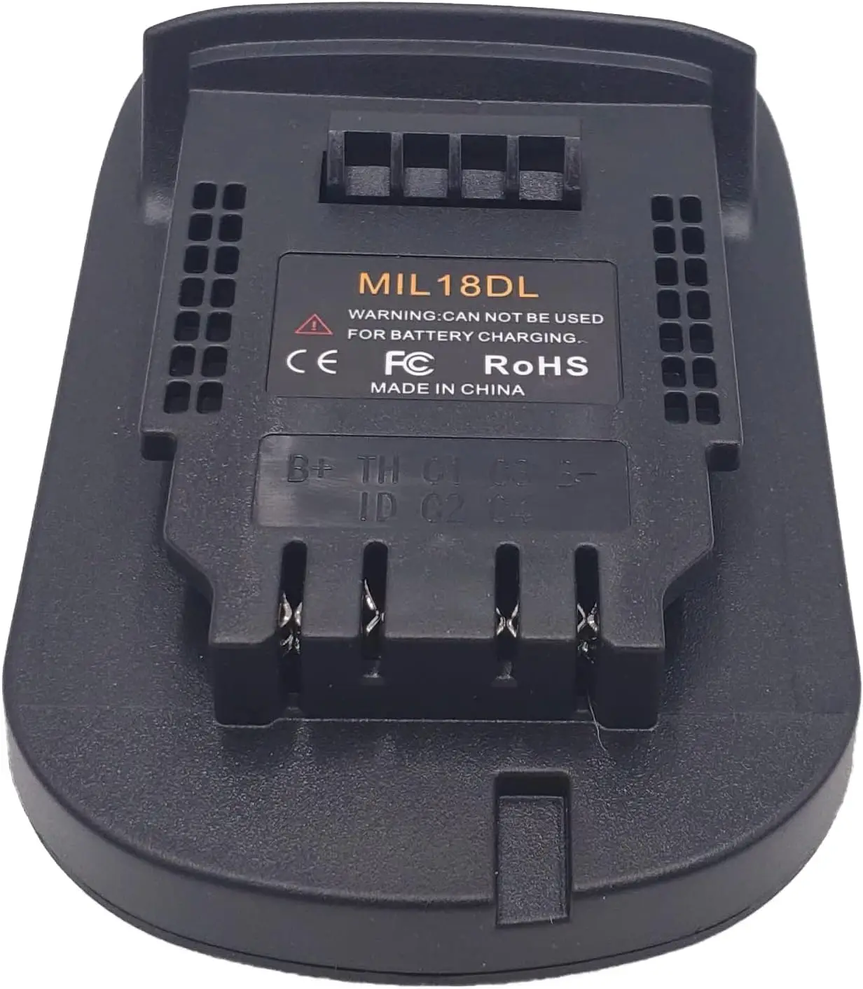 

MIL18DL Battery Adapter Converter for Milwaukee M18 18V Convert to for Dewalt Li-ion Battery Power Tool