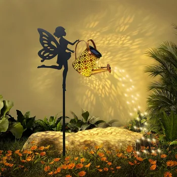 Solar Fairy Watering Can Light 1