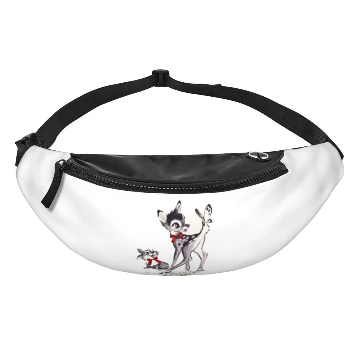 

Поясная сумка-бананка B-Bambies в стиле аниме для путешествий и походов, унисекс, для телефона и денег