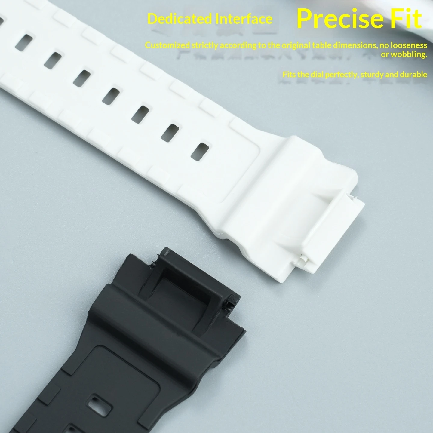 AE1500 Resin Strap For Casio 3502 AE-1500WHX-1AVDF/DW-291/W-737 Waterproof Sweat Proof Sports Convex Mouth Strap Black 18mm