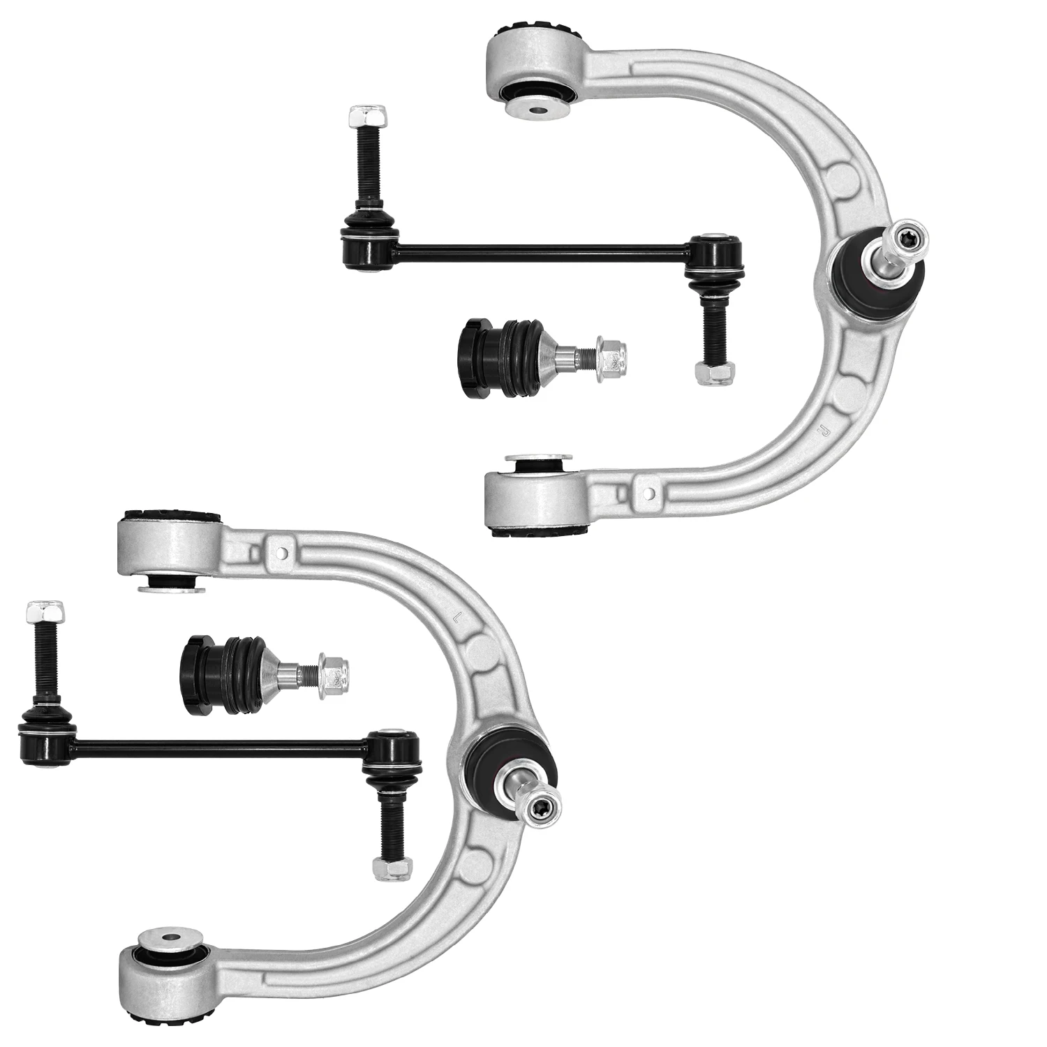 AzbuStag 6 PCS Front Upper Control Arm Fits For Mercedes Benz GL320 GL350 GL450 GL550 ML320 ML350 ML450 ML500 ML550 2006-2012
