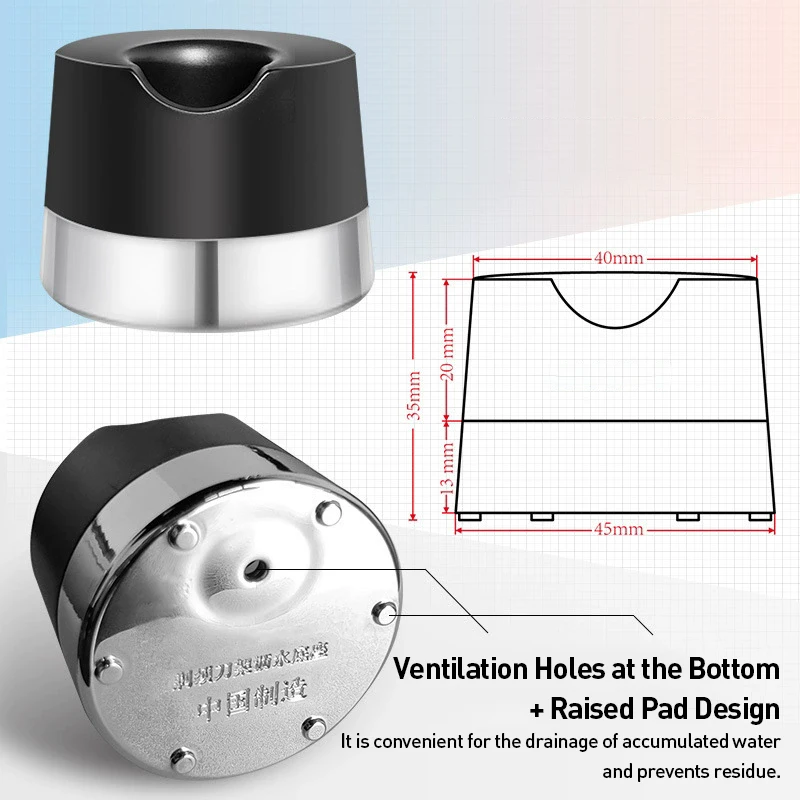 Draining Stand for Gillette Safety Razor Vector 2/3/Mach 3/Fusion 5 Men's Shaving Stand Drying Stand for Bathroom Countertops