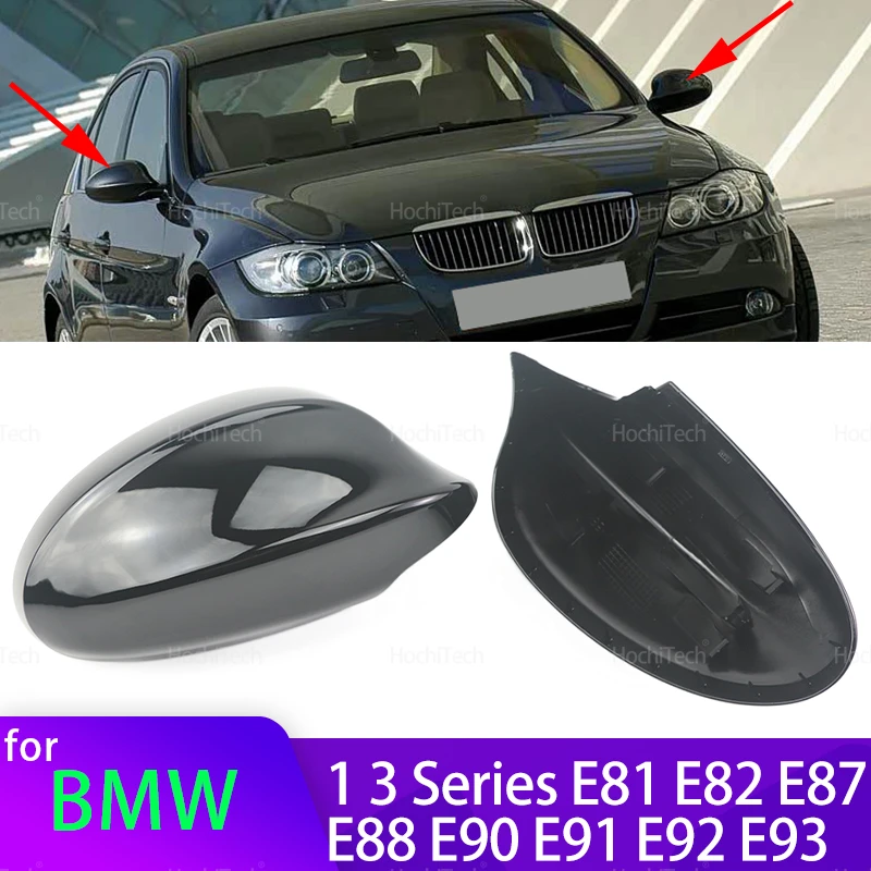 

Rear View Side Case Trim ABS Carbon Fiber Style Car Rearview Mirror Cover for BMW 1 3 Series E81 E82 E87 E88 E90 E91 E92 E93