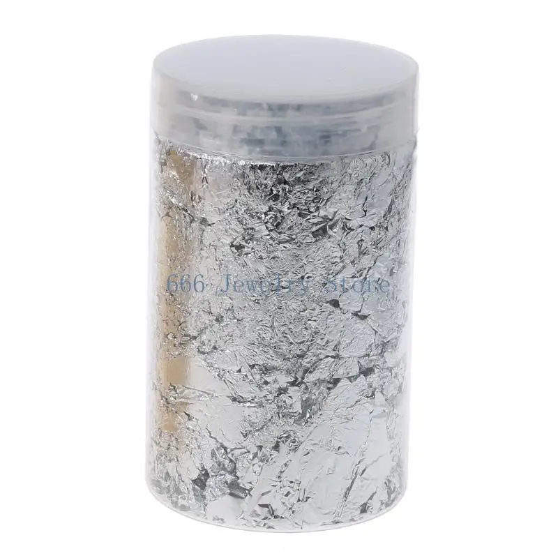 

F2TD Gold Silver Foil Resin Mold Shiny Sequins Filling Materials Resin Jewelry Making