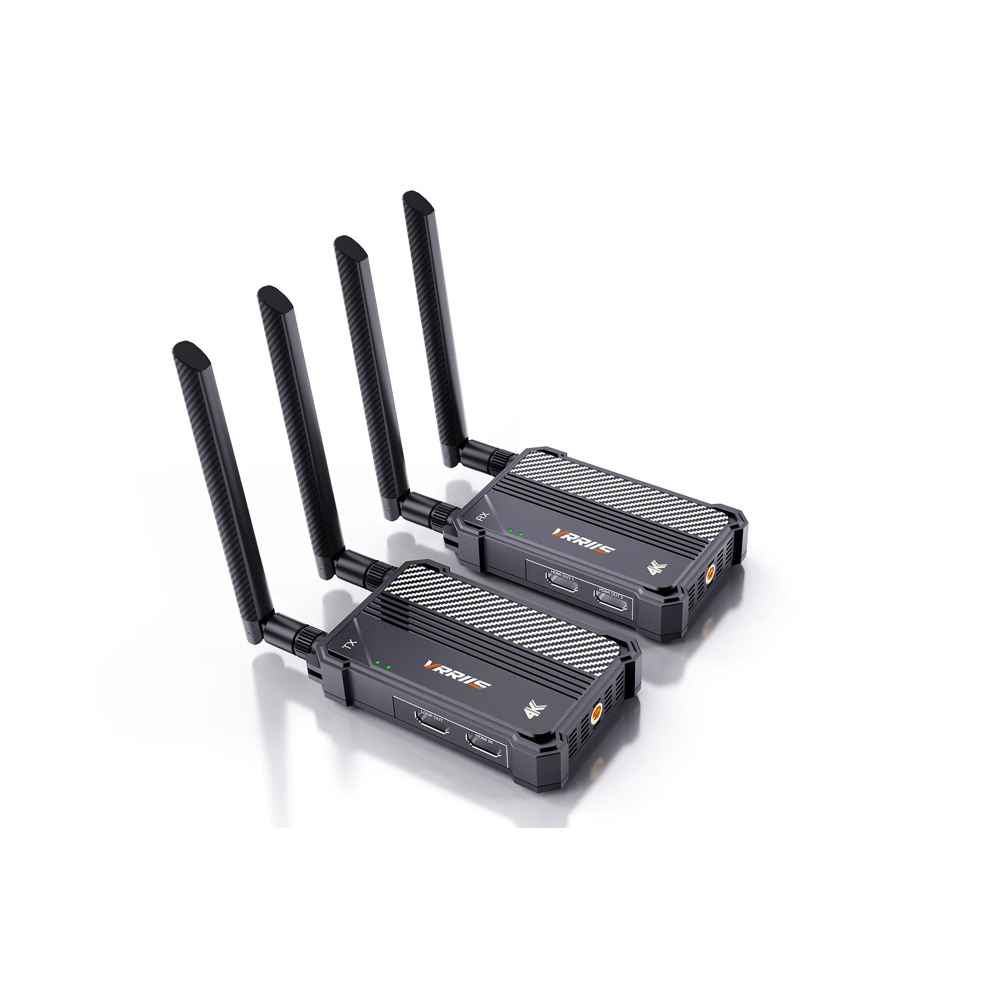 1510ft Wireless HDMI Extender 4k Video Transmitter and Receiver Dual HDMI Display for Church Camera Live Streaming PC Up To 8 TV