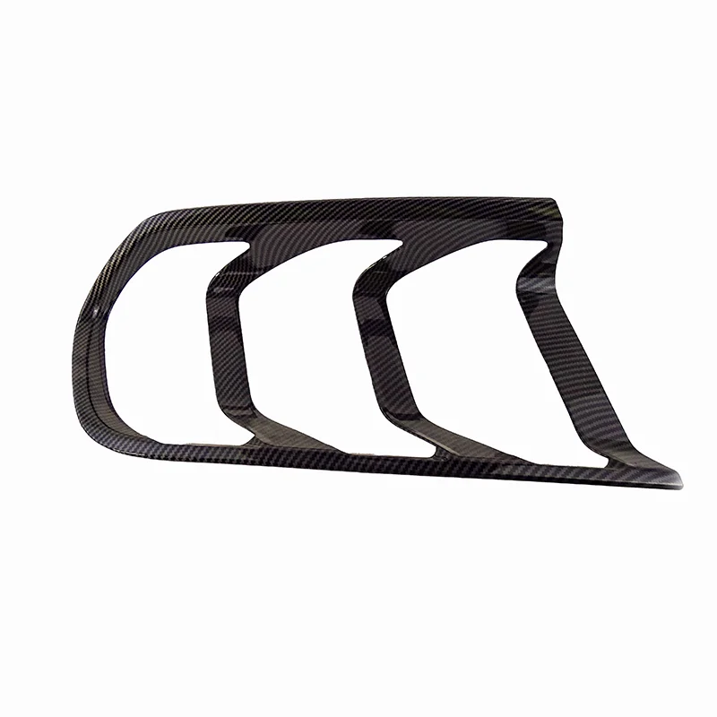Car accessory auto body parts Carbon fiber taillight Cover tail light lamp Trim bezel surrounder For Ford Mustang 2015-2017