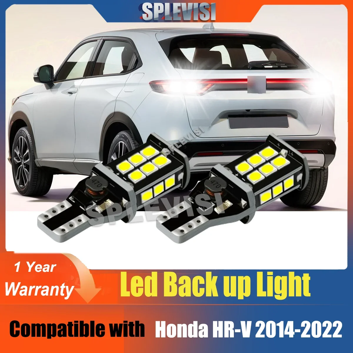 2x LED Reverse Light Accessories Backup Lamp For Honda HR-V HR V HRV 2014-2022 2015 2016 2017 2018 2019 2020 2021 2022