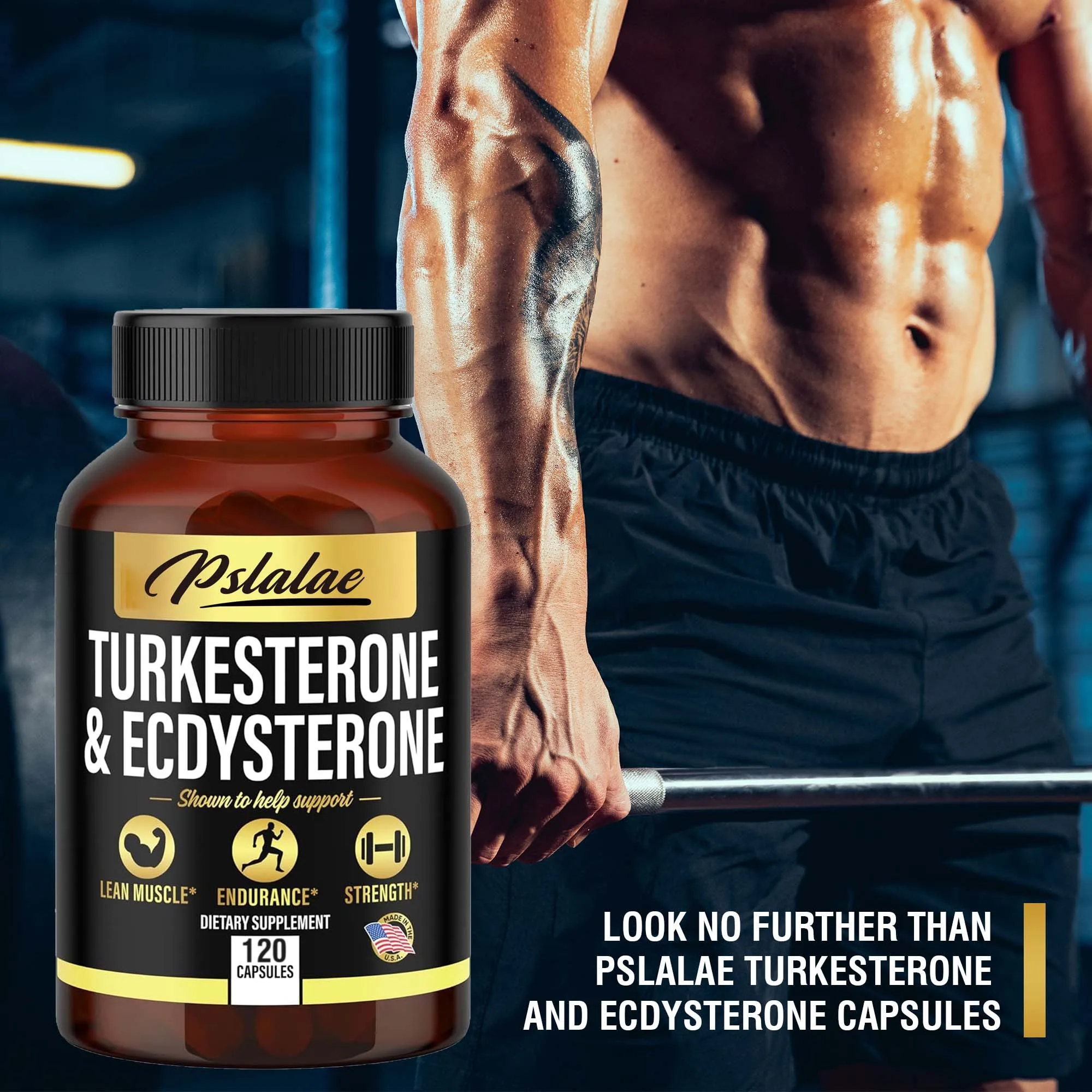 Turcosterone & Ecdysterone - Supports Men's Health,Improves Metabolic Capacity & Muscle Strength,Improves Cardiovascular Health