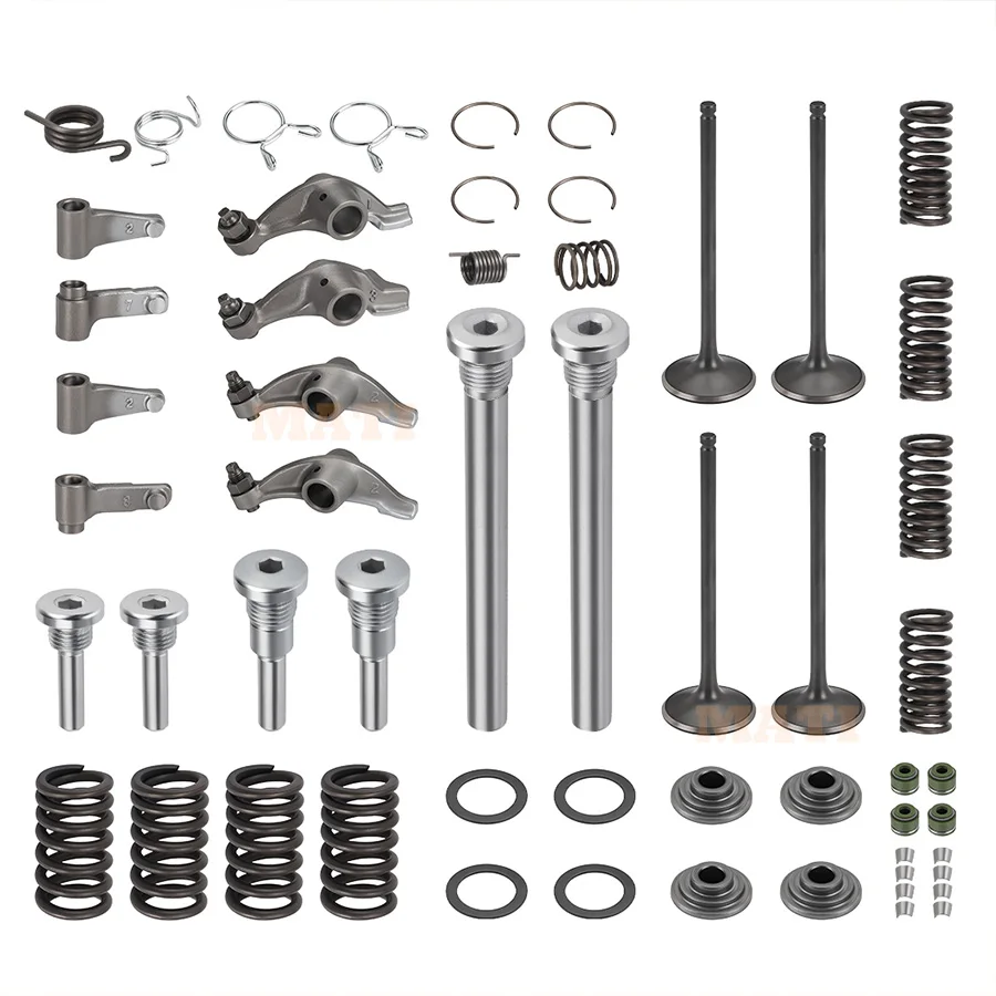 MATI Cylinder Head Rebuild Intake Valve Kit For Honda Sportrax 400 TRX400EX TRX400X XR400R 1996-2014 14411-KCY-670 14421-KCY-670