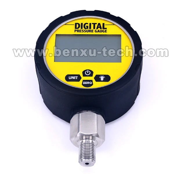 Battery Powered 304SS Metal Case 0.5%FS Digital Pressure Gauge