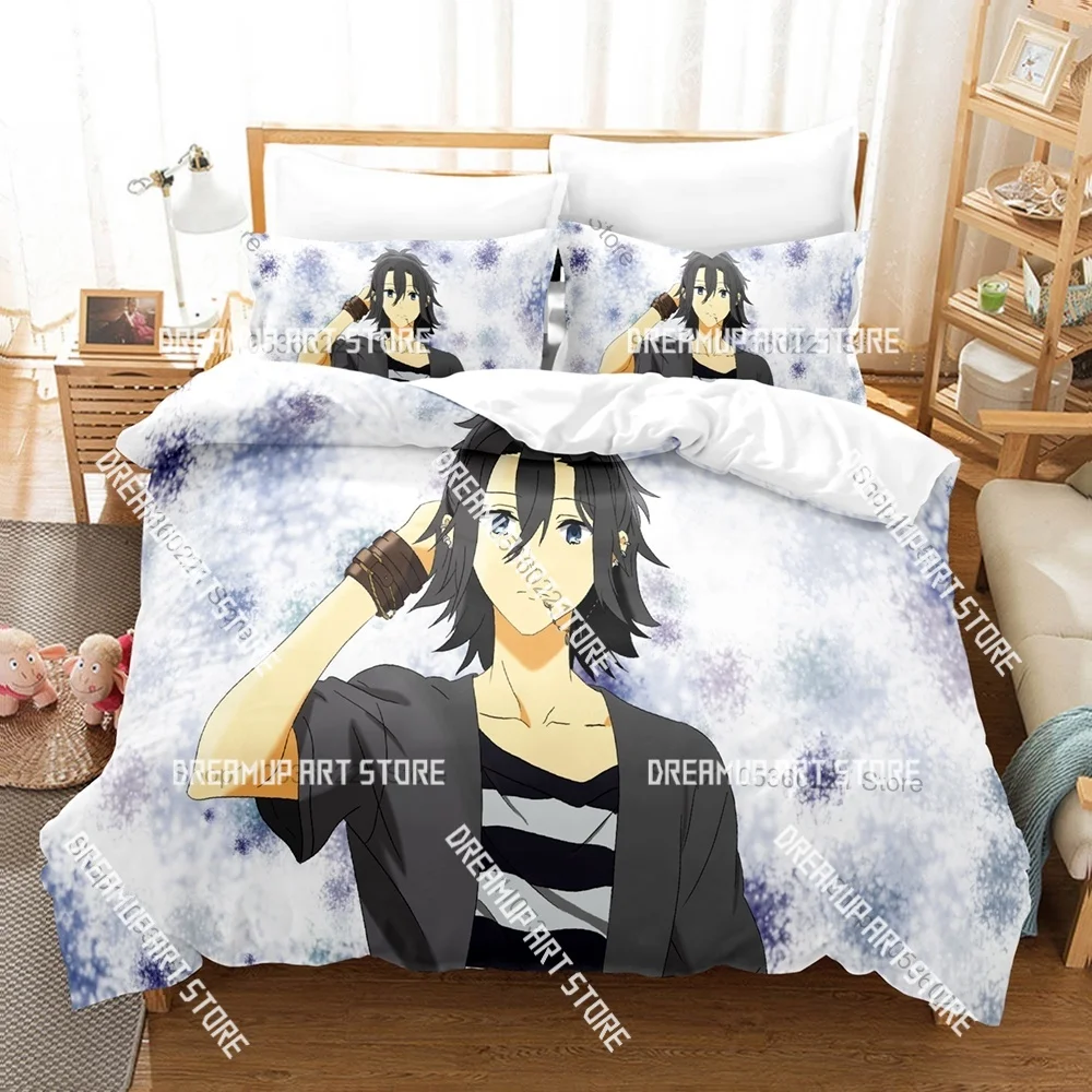 3D Printed Miyamura Izumi Horimiya Bedding Set for Boys Girls Duvet Cover Twin Queen King Full Single Double Sizes