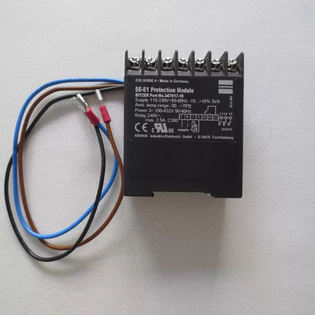FOR BITZER Compressor Protection Module SE-E1.SE-B1.SE-B2 B3 Compressor Motor Protector SE-E1 347017-01 / SE-E1 347017-10