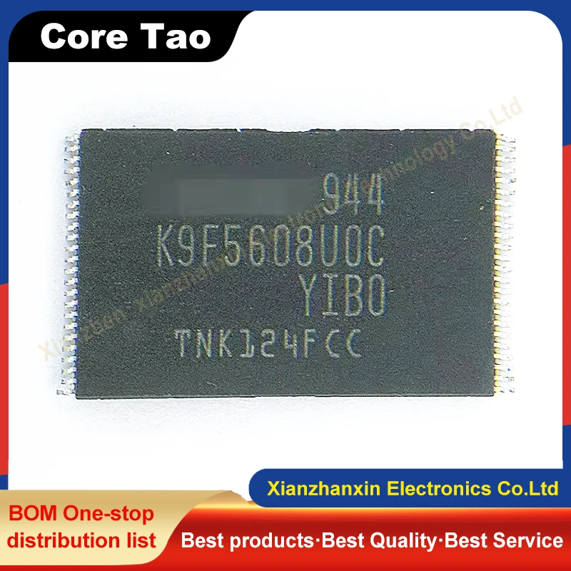 1pcs/lot K9F5608U0C-YIB0 K9F5608UOC-YIBO K9F5608U0C TSOP48 32M Memory chip